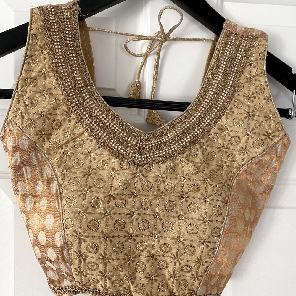 Gold Saree Blouse